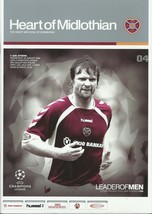 Heart Of Midlothian – Aek Athens 2006-2007 Uefa Champions League Soccer Program - £7.84 GBP