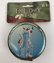 Vintage COKE 2001 COCA-COLA Polar Bears Ornament Tin Trinket Box Tin D - $9.50