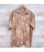 Georg Roth Germany Plaid Short Sleeve Shirt Brown Vintage Cotton Mens XL... - $54.44