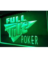 Full Tilt Poker Illuminated Led Neon Sign Home Decor, Bar,Club,Lights Dé... - £20.77 GBP+