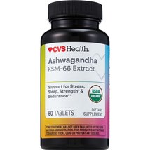 CVS Health Ashwagandha, 60 Vegetarian Tablets - £15.60 GBP