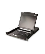 Aten CL5708MW 8-PORT 17.3IN LCD INTEGRATED USB/PS2 COMBO KVM WITH AN EXT... - $2,743.47 CAD