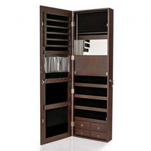 Storage Cabinet Multipurpose with 4 Drawers-Brown - £131.58 GBP
