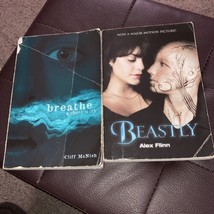 Lot Of 2 Scary Youth Books Breathe &amp; Beastly  - £4.64 GBP