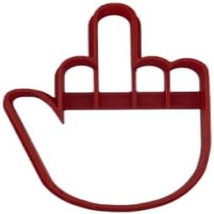 Middle Finger Cookie Cutter / Small to Large Sizes / Choose Your Own Size - $3.10+