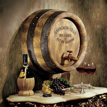 French Wine Barrel Wall Sculpture - £142.52 GBP