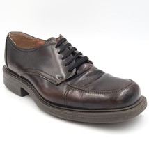 Alfani Men Moc Toe Derby Oxfords Empire Size US 8.5M Dark Brown Leather - £15.79 GBP
