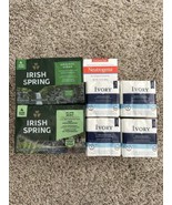 Mix Lot Of  Bar Soap Original Scent 21 Bars Irish Spring Ivory Neutrogena - $14.01