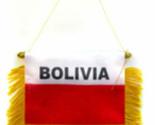 K&#39;s Novelties Bolivia Mini Flag 4&quot;x6&quot; Window Banner w/Suction Cup - £2.31 GBP