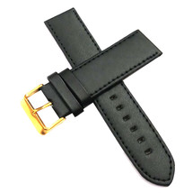 22mm Genuine Leather Watch Band Strap Fit Army Military Classic Chrono Pin-W255 - £10.30 GBP