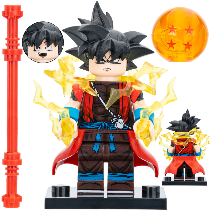 Xeno Goku Super Dragon Ball Heroes Minifigures Building Toy - $3.49