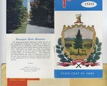 1950&#39;s Vermont The Green Mountian  State History and Information Booklet - $17.80