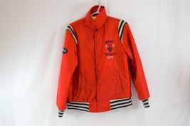 Moody Football Coach Pirates Bomber Jacket 1979 Vtg Team Sales Red Mens M/L - £52.95 GBP
