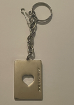 Nine &amp; Company Heart Cut Out Keychain Key Chain - £7.70 GBP