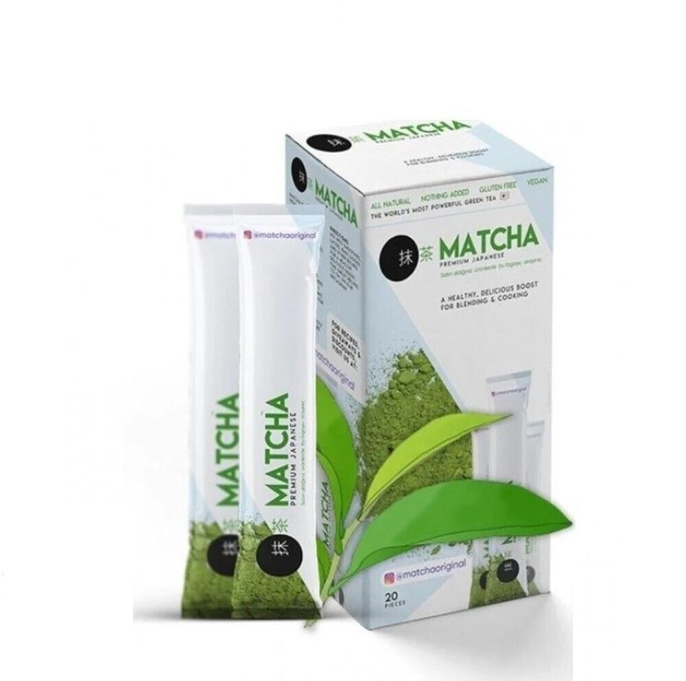 Matcha Premium Detox Antioxidant Burner Japanese Natural Green Tea Set