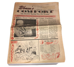 Womens Comfort August 1970 Newspaper Tower Press “Monthly Meeting Place ... - £10.85 GBP
