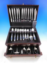White Paisley by Gorham Sterling Silver Flatware Service for 12 Set 67 pieces - £3,777.00 GBP