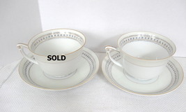 Vintage Narumi Laurel Pattern Cup and Saucer Set - Hard-to-Find - Occupied Japan - £11.97 GBP