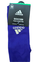 Adidas Soccer Team Speed Pro Otc Socks Size M Purple Brand New Logo - $380.53 MXN