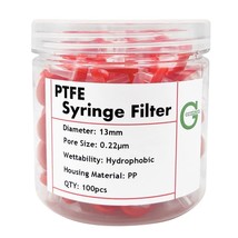 Gorzizen Onpu Syringe Filter Ptfe Hydrophobic Membrane 13Mm Diameter 0.2... - $39.99