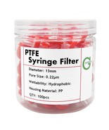 Gorzizen Onpu Syringe Filter Ptfe Hydrophobic Membrane 13Mm Diameter 0.2... - £31.26 GBP