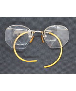 Vintage HALF RIMMED DESIGNER EYE GLASSES 1/10th 12 Karat G.F Stamped C.C.C - $62.27 CAD