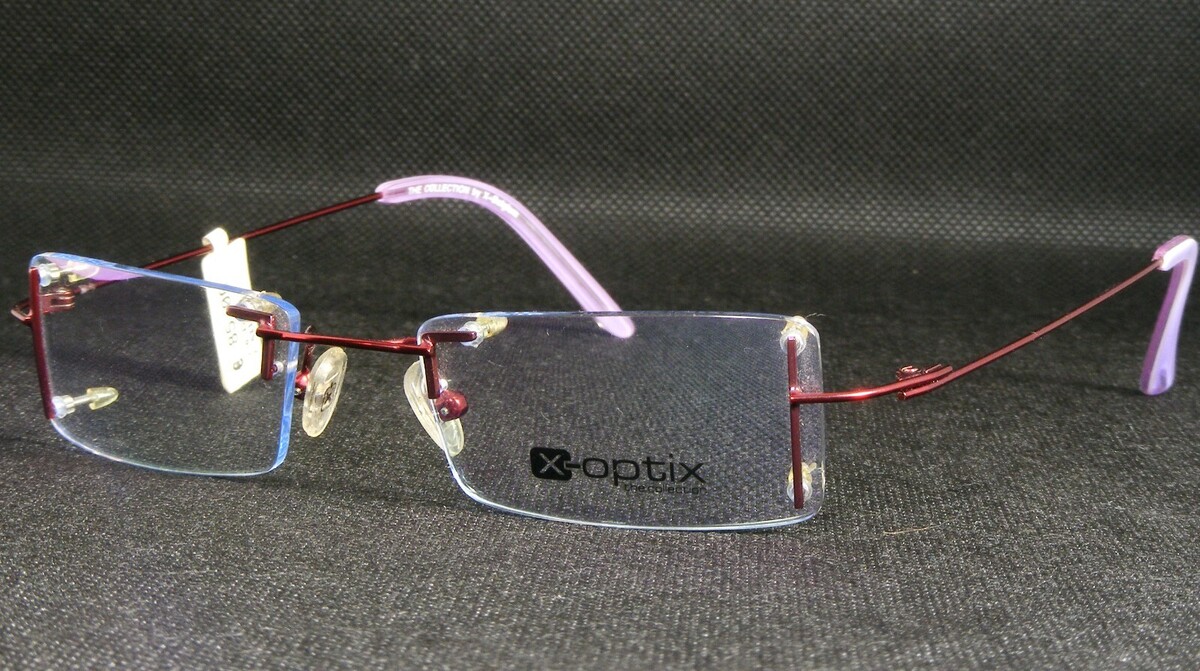 X-OPTIX X-Belgium 1240 C Candy Red /Pink / Hibiscus UNIQUE EYEGLASSES 51... - $97.27