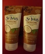 2 PACK ST. IVES ENERGIZING COCONUT &amp; COFFEE SCRUB DEEPLY EXFOLIATES - £27.06 GBP