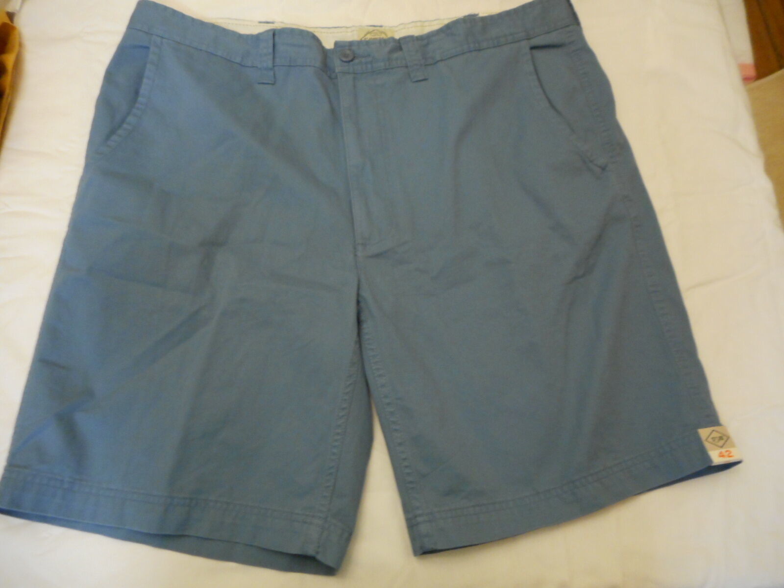 Primary image for Men's St. John's Bay Legacy Flat Front Shorts Nottingham Blue  Size 40 NEW
