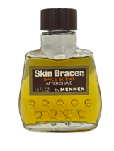 Vintage Skin Bracer SPICE SCENT After Shave By Mennen, Glass Bottle Plas... - $22.49