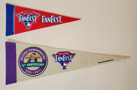 Set of 2 Diamondbacks 10 Anniversary World Series All Star FanFest Mini Pennant - $7.99