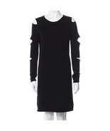 Skull Cashmere 100% Cashmere Sweaterdress Cold-Shoulder Cut-out Tunic Bl... - $56.09