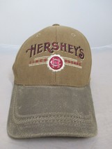 Hershey’s Chocolate Brand Leather Brim Adjustable Hat Cap American Needle RARE ! - £23.72 GBP
