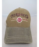 Hershey’s Chocolate Brand Leather Brim Adjustable Hat Cap American Needl... - £23.34 GBP
