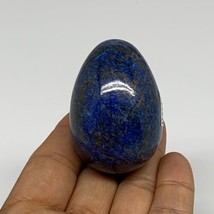 113.9g, 2&quot;x1.4&quot;, Natural Lapis Lazuli Egg Polished @Afghanistan, B33377 - £27.45 GBP