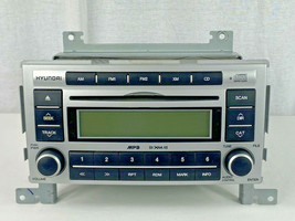 2007-2008 Hyundai Santa Fe Am Fm Cd Stereo MP3 Radio Receiver With Satellite Oem - $74.25
