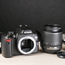 Nikon D60 10MP Digital SLR Camera W 18-55mm Lens *GOOD/TESTED* Shutter 5... - £92.15 GBP