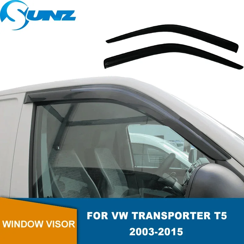 Side Window Deflectors For VW Transporter Camper T5 2003 2004 2005 2006 2007 - £82.19 GBP