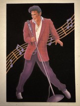 Elvis Presley Happy Birthday Black Felt Greeting Card 1989 Ambassador Cards. New - $11.87