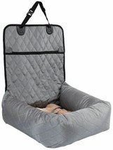 Pet Life ®&#39;Pawtrol&#39; Dual Converting Travel Safety Carseat and Pet Bed - £53.77 GBP
