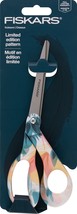 Fiskars Premier Bent Fashion Deco Scissors 8&quot;-Abstract Painting 66151 - £32.32 GBP