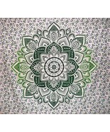 Traditional Jaipur Large Lotus Ombre Tapestry Wall Decor, Indian Mandala... - £27.68 GBP