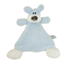 Nat &amp; Jules Baby Blue Puppy Dog Security Blanket Rattle Stuffed Animal Plush - £36.41 GBP