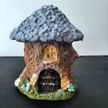 Fairy Garden Fairy House 4&quot; Floral Tree House - $6.99