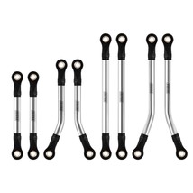 Stainless Steel Link Set High Clearance Links For Trx4M Upgrade Parts 1/18 Rc Cr - £30.46 GBP