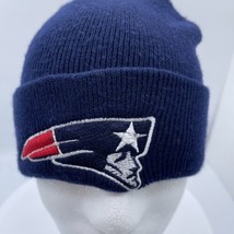 NFL New England Patriots Beanie Cap Blue One Size Fits Most - $10.88