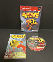 Pac Man World 2 Video Game Sony PlayStation 2 PS2 Namco Complete Manual Tested - £14.61 GBP