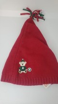 Gymboree Baby 2001 Knit Hat Christmas Nwt 18m-3t Bear Holiday Unisex - £7.86 GBP