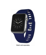 Sport Bande Silicone Bande pour Apple Montre 42mm - Bleu Nuit - $10.83 CAD