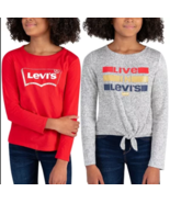 Levi&#39;s Girls&#39; Long Sleeve Graphic T-Shirt 2-Pack - £19.60 GBP